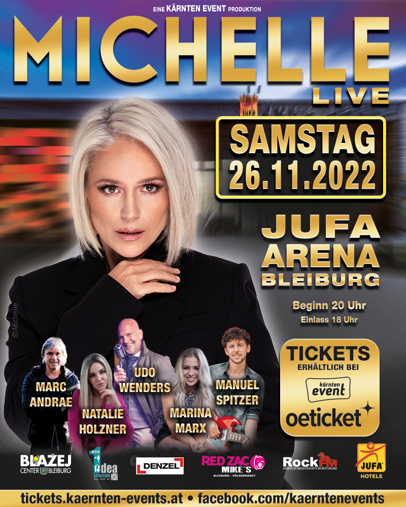 SCHLAGER-EVENT MICHELLE LIVE: Samstag 26. November 2022