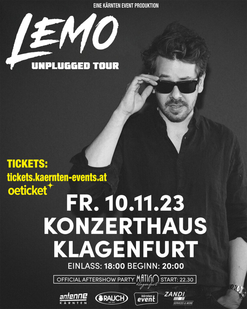 »LEMO«-Unplugged Tour 2023 - 10.11.2023 - Konzerthaus Klagenfurt