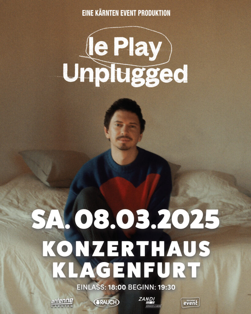 Julian le Play geht im Frühjahr 2025 auf große »le Play unplugged«-Tour.